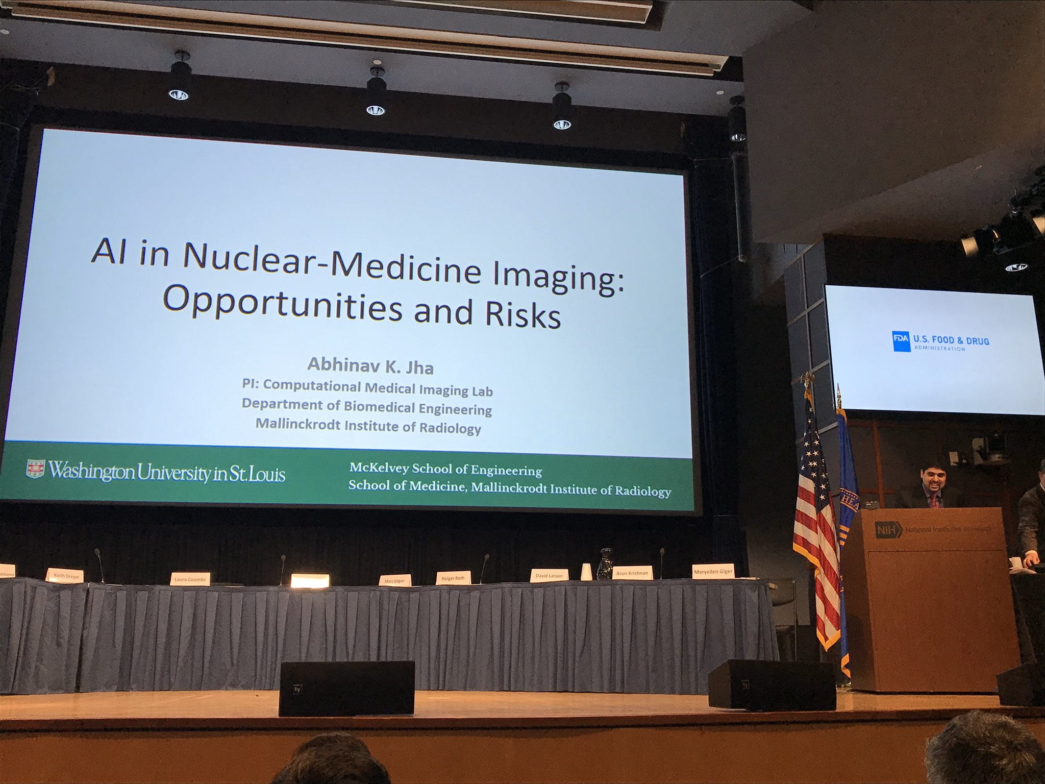 Presentation at FDA workshop on role of AI in medical imaging