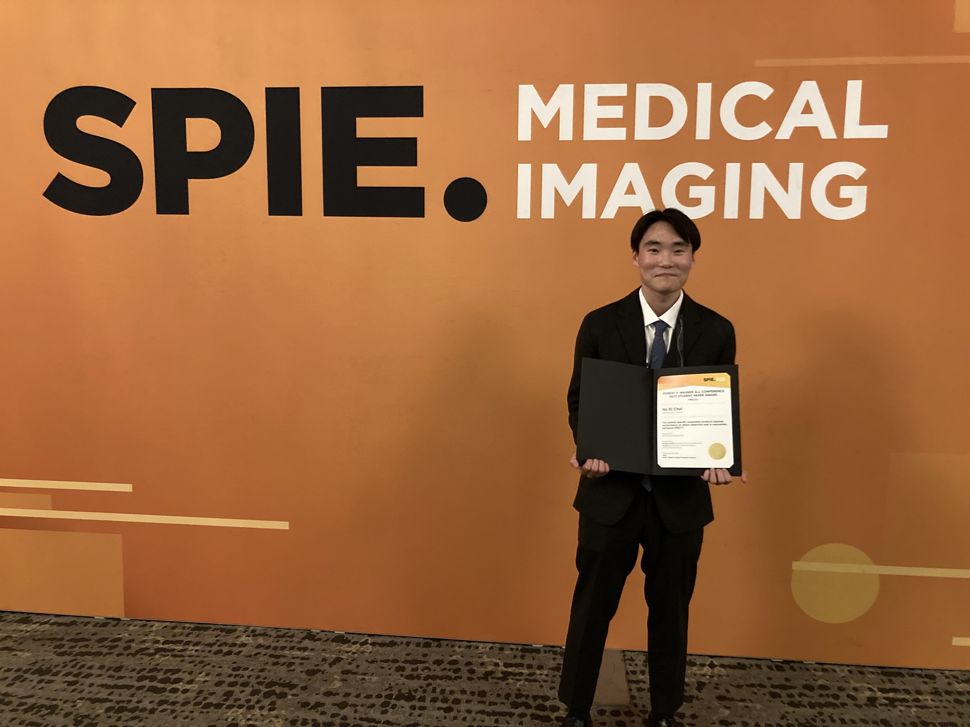 Nuri’s work recognized at the SPIE Medical imaging meeting